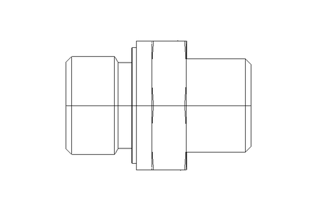 Connecting piece L 10 G3/8" St-Zn