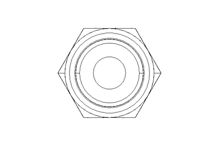 Connecting piece L 10 G3/8" St-Zn