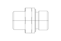 Connecting piece L 10 G3/8" St-Zn