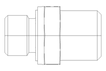 Einschraubstutzen L 6 G1/8" Niro ISO8434