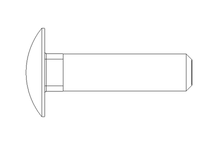 Cup square bolt M10x40 A2-70 DIN 603