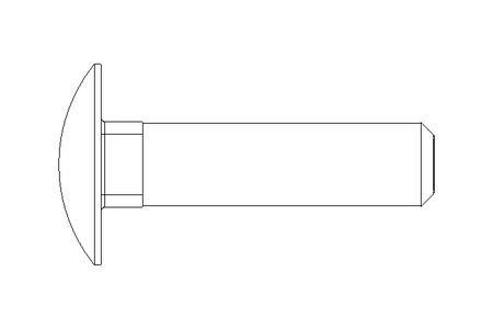 Cup square bolt M10x40 A2-70 DIN 603