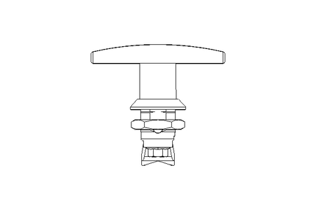 Drehriegel mit Knebelgriff H26