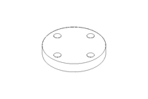 Flange DN25 PN40  A4  DIN EN 1092-1