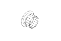 Plain bearing bush WLFM 20x23x30x16.5