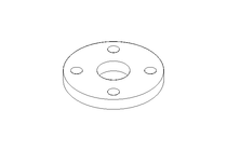 FLANGE DN40 PN40  A2  DIN EN 1092-1