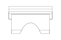 Пазовый сухарь T M6 / 8 St-Zn