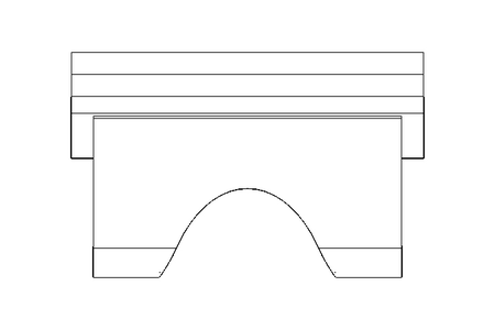 Bloco de deslize T M6 / 8 St-Zn