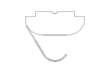 Пазовый сухарь T M6 / 8 St-Zn