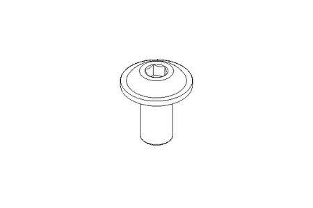 Fillister head screw M8x16 A2