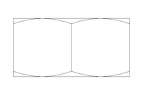 Écrou hexagonal M20 St-Zn EN14399-4