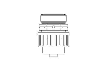 METERING VALVE G 1 1/4" PVDF