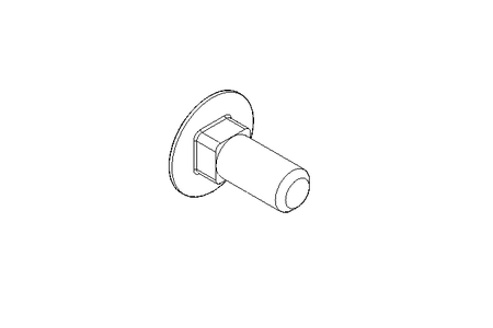 Vite testa a calot.piatta M10x25 A2