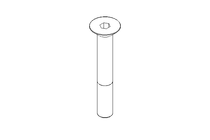 Countersunk head screw M10x70 A2 70