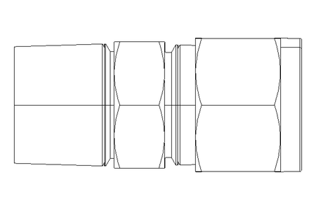 Rohrverschraubung 10 R3/8" Niro