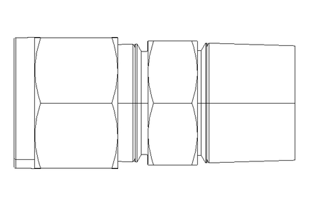 Rohrverschraubung 10 R3/8" Niro