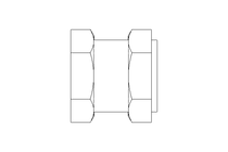 Bucha roscada C M10x1,25x15 A2 DIN16903