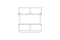 Boccola filettata C M10x1,25x15 A2