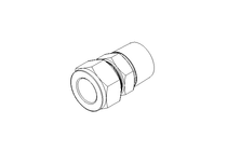 Conector roscado p/ tubos 18 R3/4" Niro