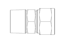 Conector roscado p/ tubos 18 R3/4" Niro