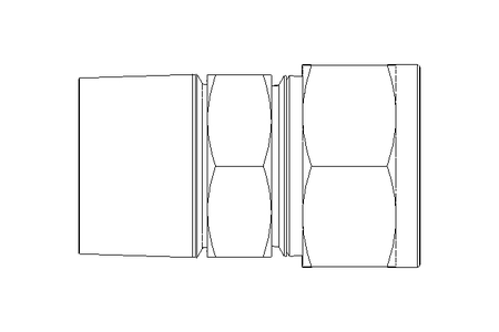 Conector roscado p/ tubos 18 R3/4" Niro