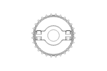 ЦЕПНОЕ КОЛЕСО 2120 Z=28 A=49 PA