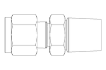 Rohrverschraubung 6 G3/8" Niro