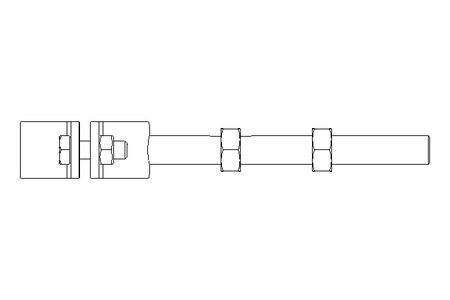 Träger DN40 1.4301