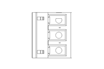 Steckverbinder 3-polig 1000 V 32 A