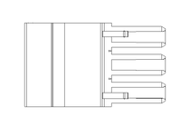 Steckverbinder 3-polig 1000 V 32 A