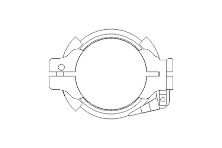 Spannring DN80 A2