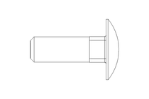 Flachrundschraube M10x30 A2 DIN603