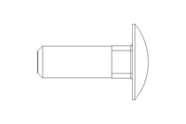 Flachrundschraube M10x30 A2 DIN603