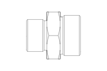 Doppelnippel A24BM-32BM 1.1/2-2"