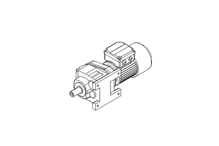 正齿轮变速电机 0,25kW 19 1/min