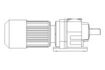 正齿轮变速电机 0,25kW 19 1/min