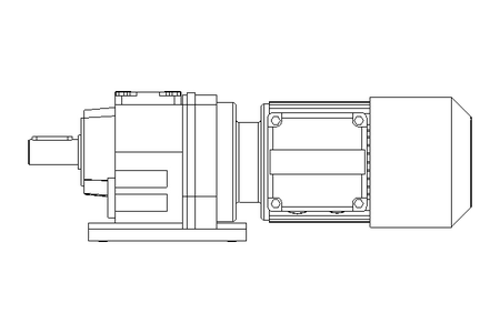 Stirnradgetriebemotor 0,25kW 19 1/min