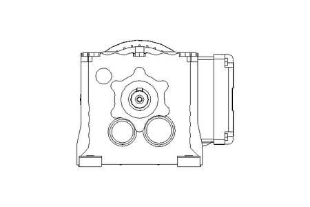 Motorreductor coaxial 0,25kW 77 1/min