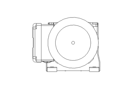 Spur gear motor 0.25kW 77 1/min