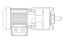 Motorid.ingranaggi cilind 0,25kW 77