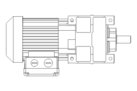 Motorid.ingranaggi cilind 0,25kW 77