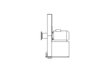 Radial flow fan 400V 2200W