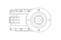 Schneckengetriebe P50 i=18:1