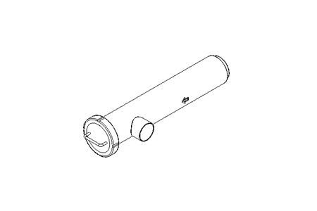 Eckrohrsieb S-S DN80 MW0,25 AISI316L NBR