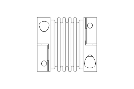 Metallbalgkupplung BKL 10Nm 19-20