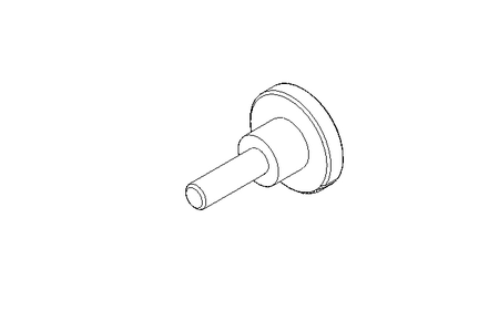 KNURLED SCREW  M 5 X 16 ST DIN 464