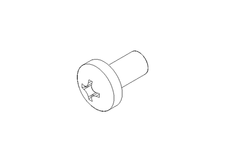 Fillister head screw M2x4 A2 ISO7045