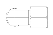 Threaded elbow connector L 10