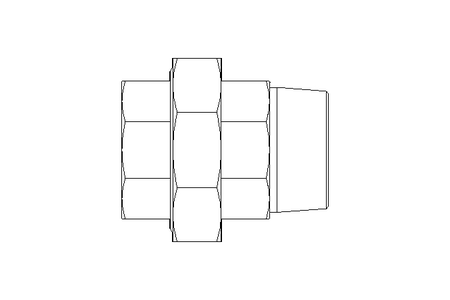 Threaded connector G 1 1/2" 1.4408