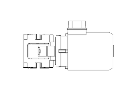 Worm gear motor 0.55kW 56 1/min